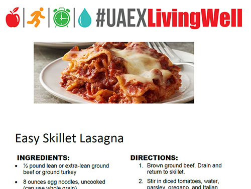 easy skillet lasagna