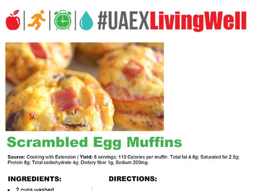 breakfast/scrambled egg muffins