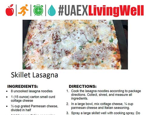 appetizers/skillet lasagna