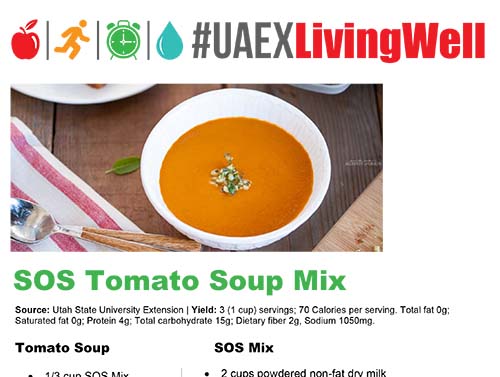 sos tomato soup mix