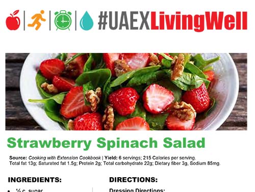 appetizers/strawberry spinach salad