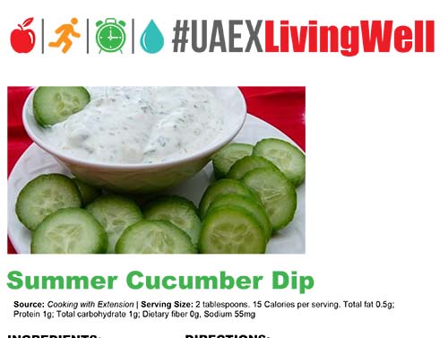 summer cucumber dip